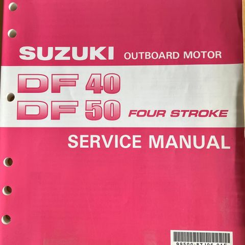 Service manual Suzuki df 40 50 four stroke