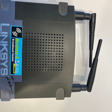 Linksys WRT54G  Wi-Fi Router - Frittstående router