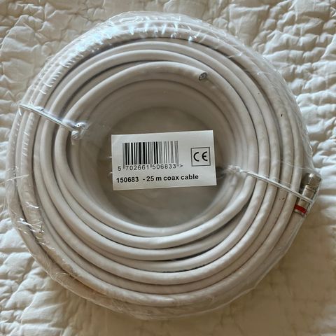 Ny Coax kabel 25m