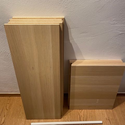 Hylleplater til IKEA PAX garderobeskap