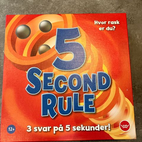 Brettspill - 5 second rule