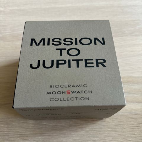 Ubrukt Mission To Jupiter, Omega x Swatch Klokke