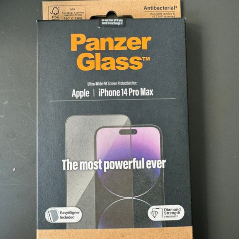 Panzer Glass skjermbeskytter iPhone 14 Pro Max
