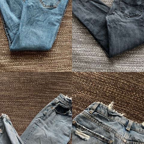 Billig klespakke jeans, xs-s