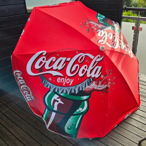 Coca cola parasoll