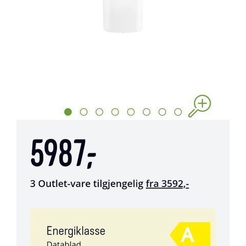 Kraftig aircondition, nypris 5987 kr