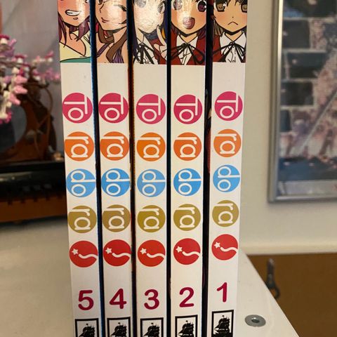Toradora manga volume 1-5