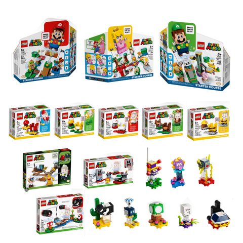 Stor Lego Mario pakke (ink. Mario, Peach og Luigi)