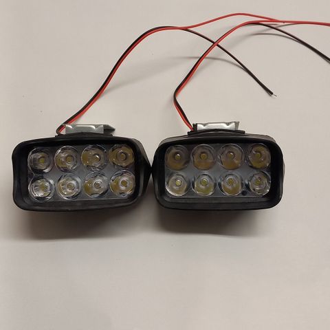 Led lys:Bil/mc/atv/snøfreser/ekstralys/hovedlys/ryggelys/arbeidslys/trakto/moped