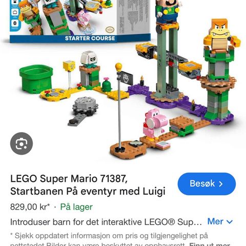 Startpakke til luigi Lego