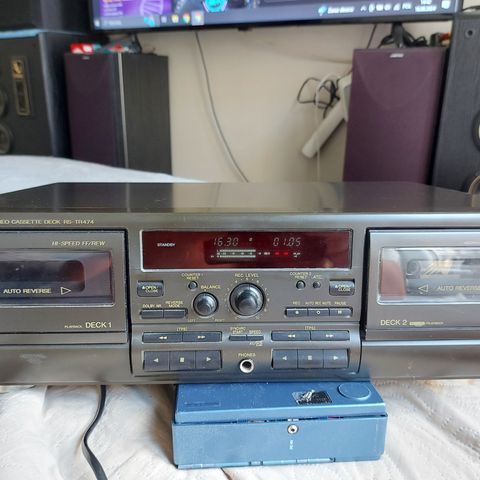 Båndopptaker Technics Stereo CASSETTE DECK RS-TR 474