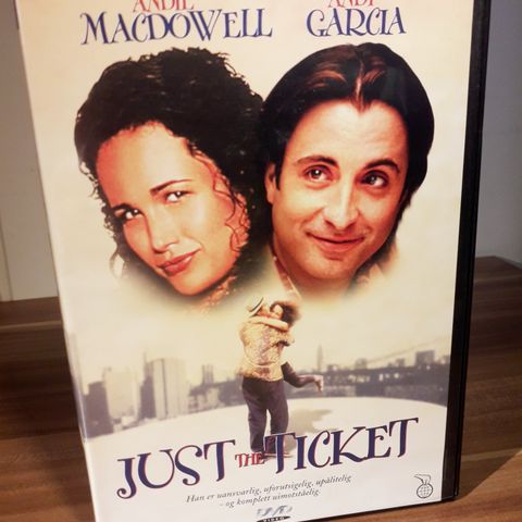 Just the ticket (norsk tekst) 1998 film DVD