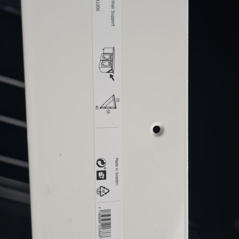 Epoq worktop Wall support