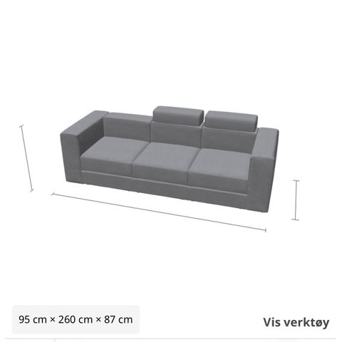 Jättebo sofa Ikea