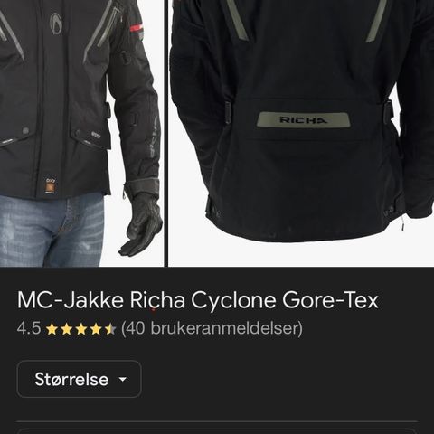 Richa MC jakke Large