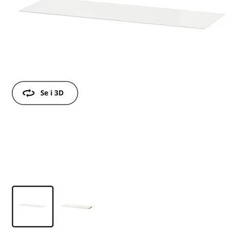 Ikea glasshyller til Billy bokhylle