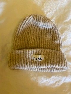 Ganni Lue, hatt, beige, one size, Nedsatt Pris