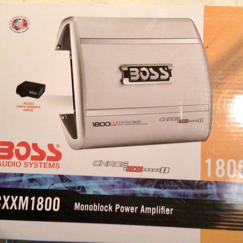 BOSS cxxm 1800 Bilforsterker