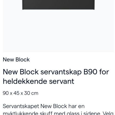 FOSS BAD SERVANTSKAP B 90. GI BUD