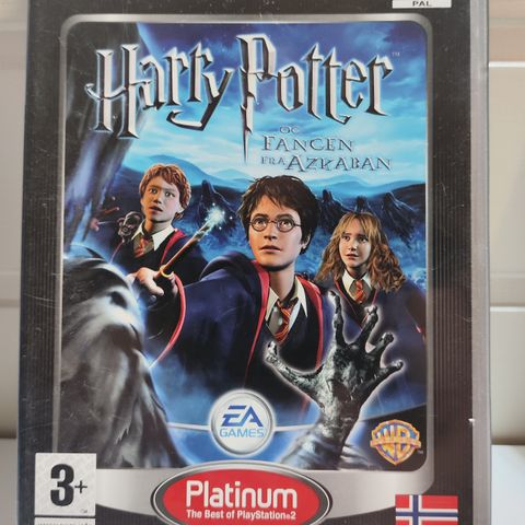 PS2•Harry Potter Og Fangen Fra Azkaban (Kan Ink Ved Kjøp Av Spill Til 200,-)