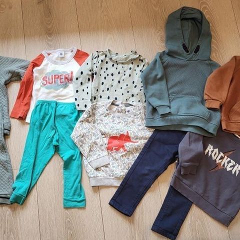 Pakke med klær - Petit Bateau, Petit Sofie Schnoor,  Kappahl, og Name It str. 86