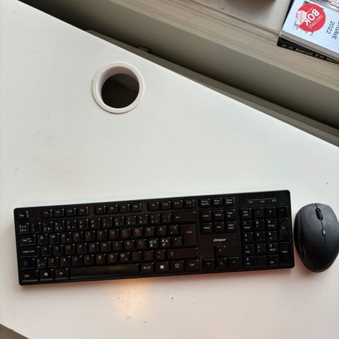 Tastatur med mus