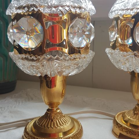 2 søte bordlamper