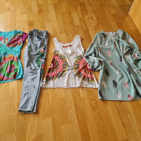 Stilig topp, Desigual dongeri m  broderi mm