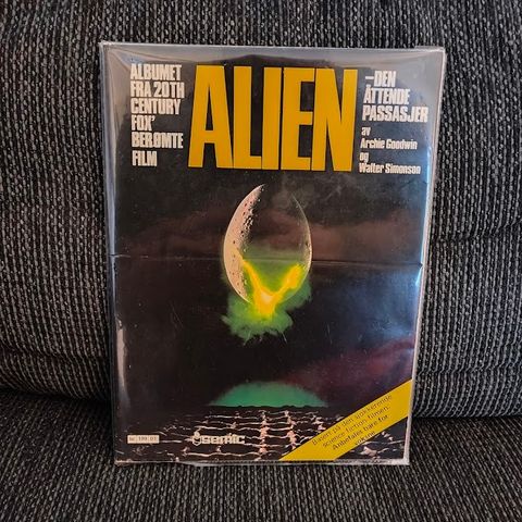 Alien - Den Åttende Passasjer 1979 Tegneserie av Ridley Scott sin klassiske Film