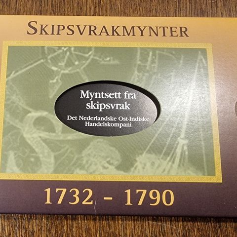 Myntsett Fra Skipsvrak (1745-1790) Det Nederlandske Øst-Indiske Handelskompani