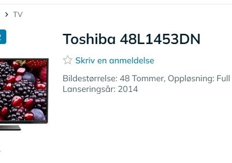 Toshiba 48L1453DN