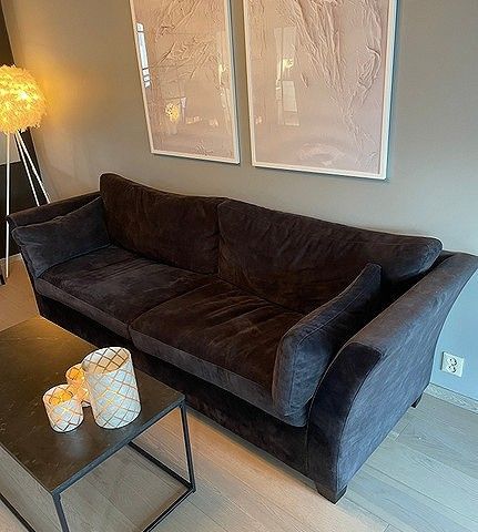 Velur sofa fra Walther Kristiansen
