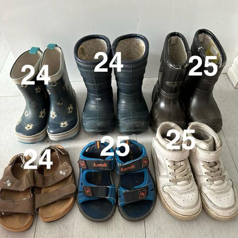 Sko pakke str 24/25 - sandaler, støvler, cherrox, sneakers