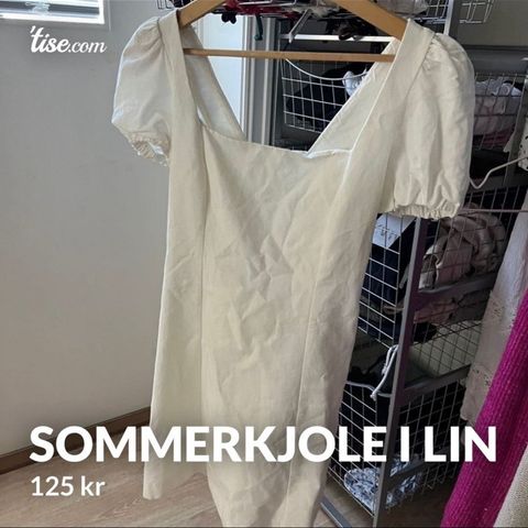 Sommerkjole i lin