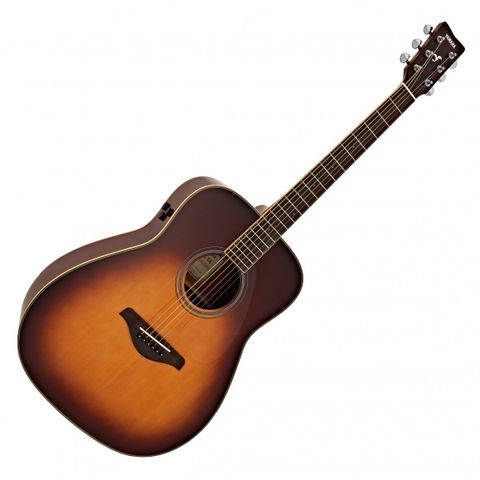 Lite brukt Yamaha FG-TA TransAcoustic, Brown Sunburst