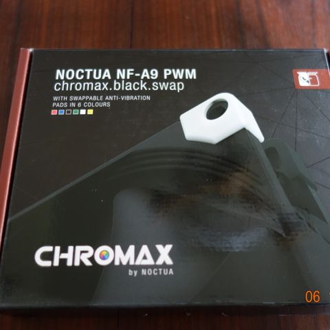 NOCTUA NF-A9 PWM Chr.Blk.Swap. Brukt i 5 timer.