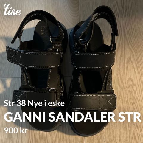 Nye GANNI Rubber Chunky Sandals