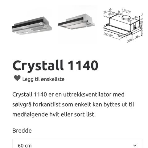 RørosHetta Crystall 1140