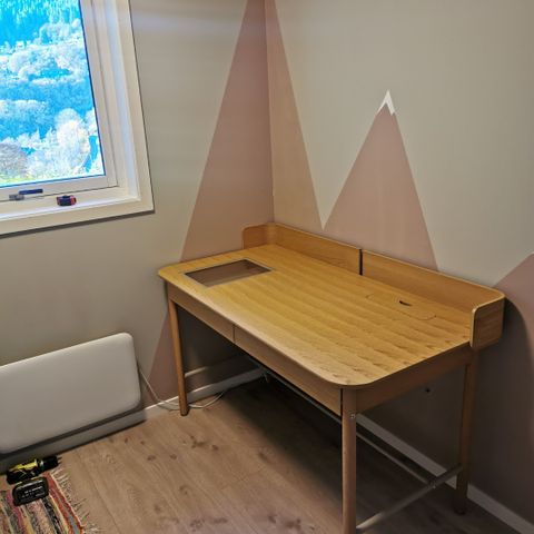 Ridspö skrivebord nesten som ny