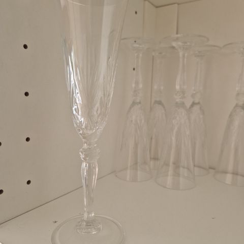 Krystall champagneglass