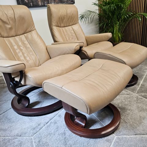 2 stk. Stressless® Bliss(M) lenestoler m/krakk fra Ekornes