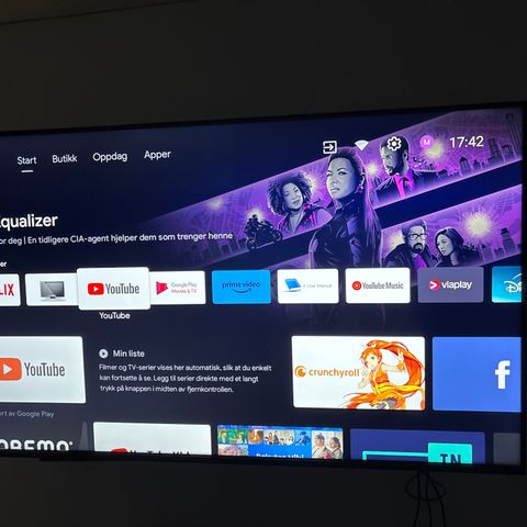 Nokia 55" 4K UHD Android TV med innebygd Chromecast