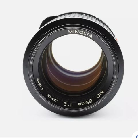 Ønsker å kjøpe Minolta md 85mm f2 / mc 85mm 1.7 (manuell fokus versjon)