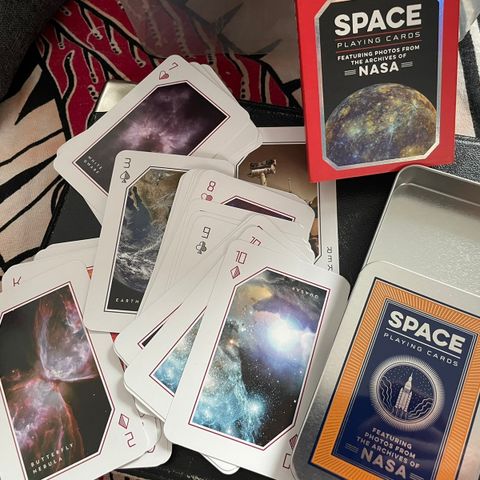 "Space -playing cards" kortstokk