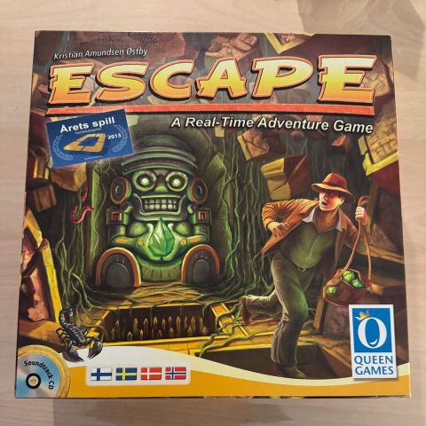 Escape - a real time adventure game (komplett brettspill)