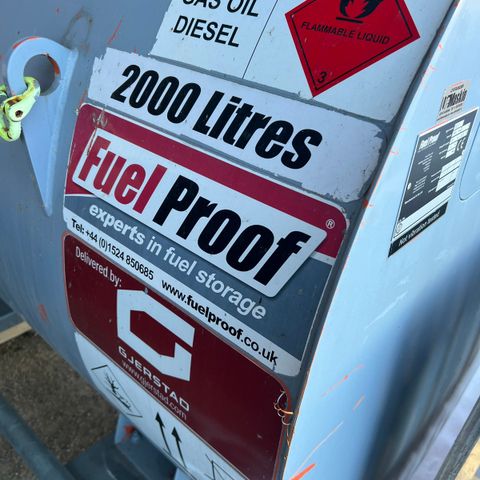 Dieseltank Fuel Proof 2000L