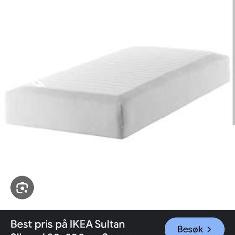 Ikea sultan rammemadrass