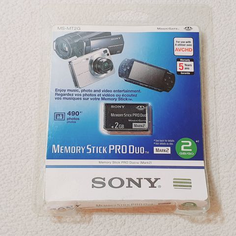 Sony Memory Stick PRO Duo 2GB | Playstation PSP