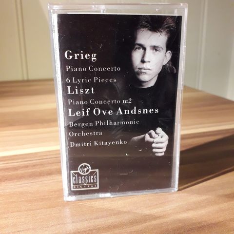Leif Ove Andsnes (1991 kassett) Grieg - med Bergen filharmoniske