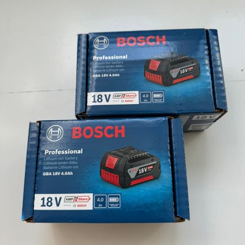 Bosch GBA 18V 4Ah Batteri